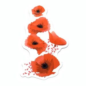 Flower Vinyl Sticker